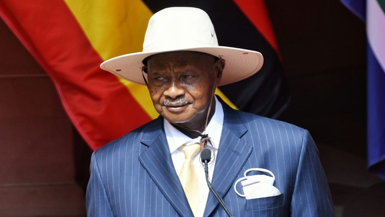 SABCNews's tweet photo. Ugandan President Yoweri Museveni was sworn in on Tuesday for a seventh term, extending his rule in the east African country into a fifth decade. https://t.co/UZW5DPNRMe https://t.co/BiJ1LVWZge