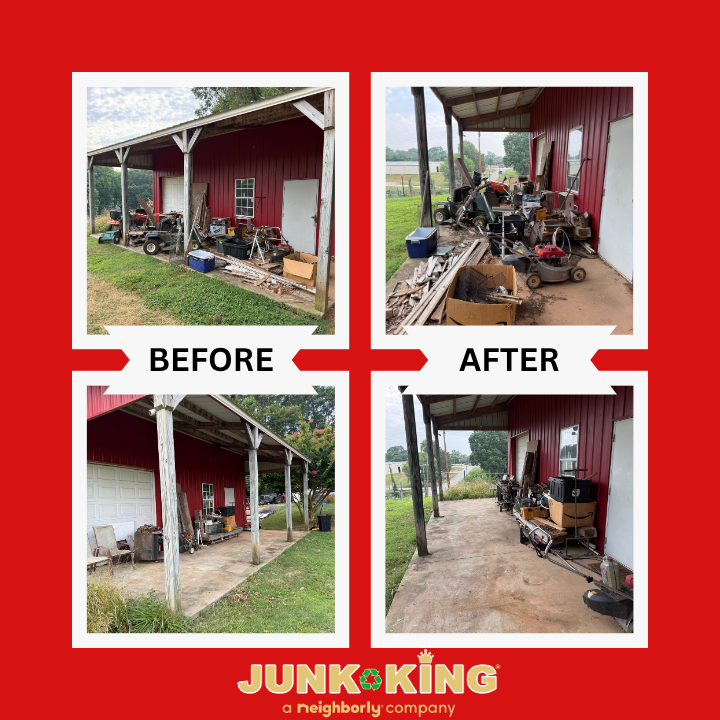 PeninsulaJunk's tweet photo. 🚛✨ BEFORE ➡️ AFTER ✨🚛
Another cluttered space cleared by Junk King®! 💪♻️
We haul the junk, clean the area, and help you reclaim your space fast.

📞 Book your free estimate today!

#JunkRemoval #BeforeAndAfter #JunkKing #Peninsula #Declutter #Cleanup https://t.co/ylEJJ7iJii