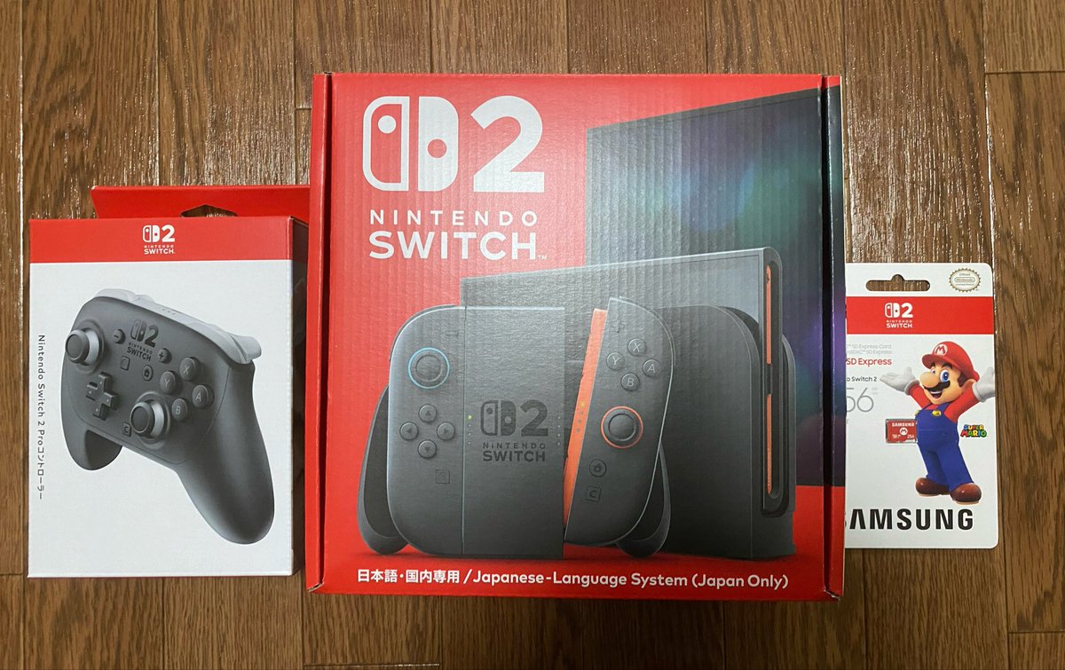 LaboMH's tweet photo. Switch2到着！
引き継ぎやっちゃおう https://t.co/QSYNdm4iuB
