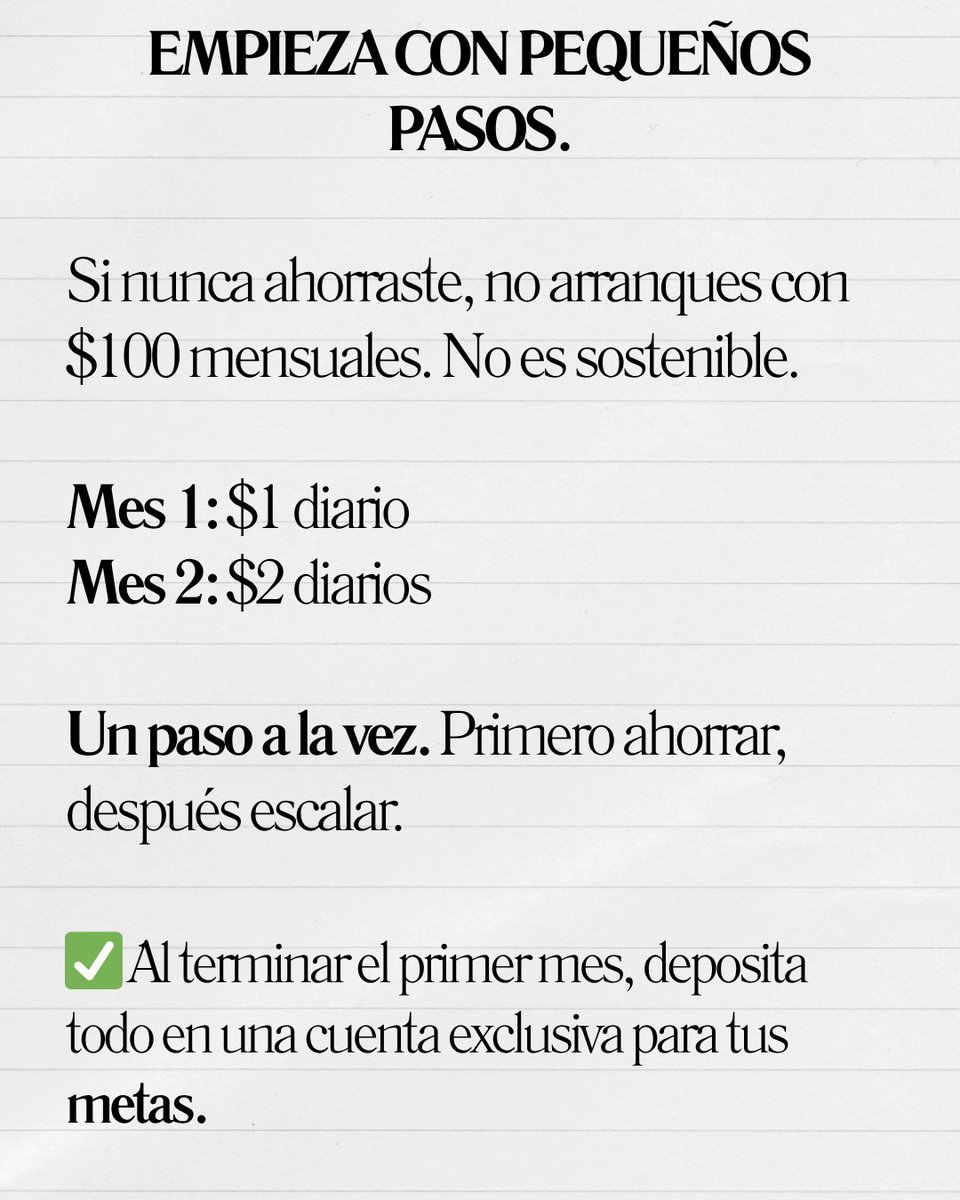 sermenteriqueza's tweet photo. Inicia con un pequeño paso. https://t.co/SCm4RvtJmA