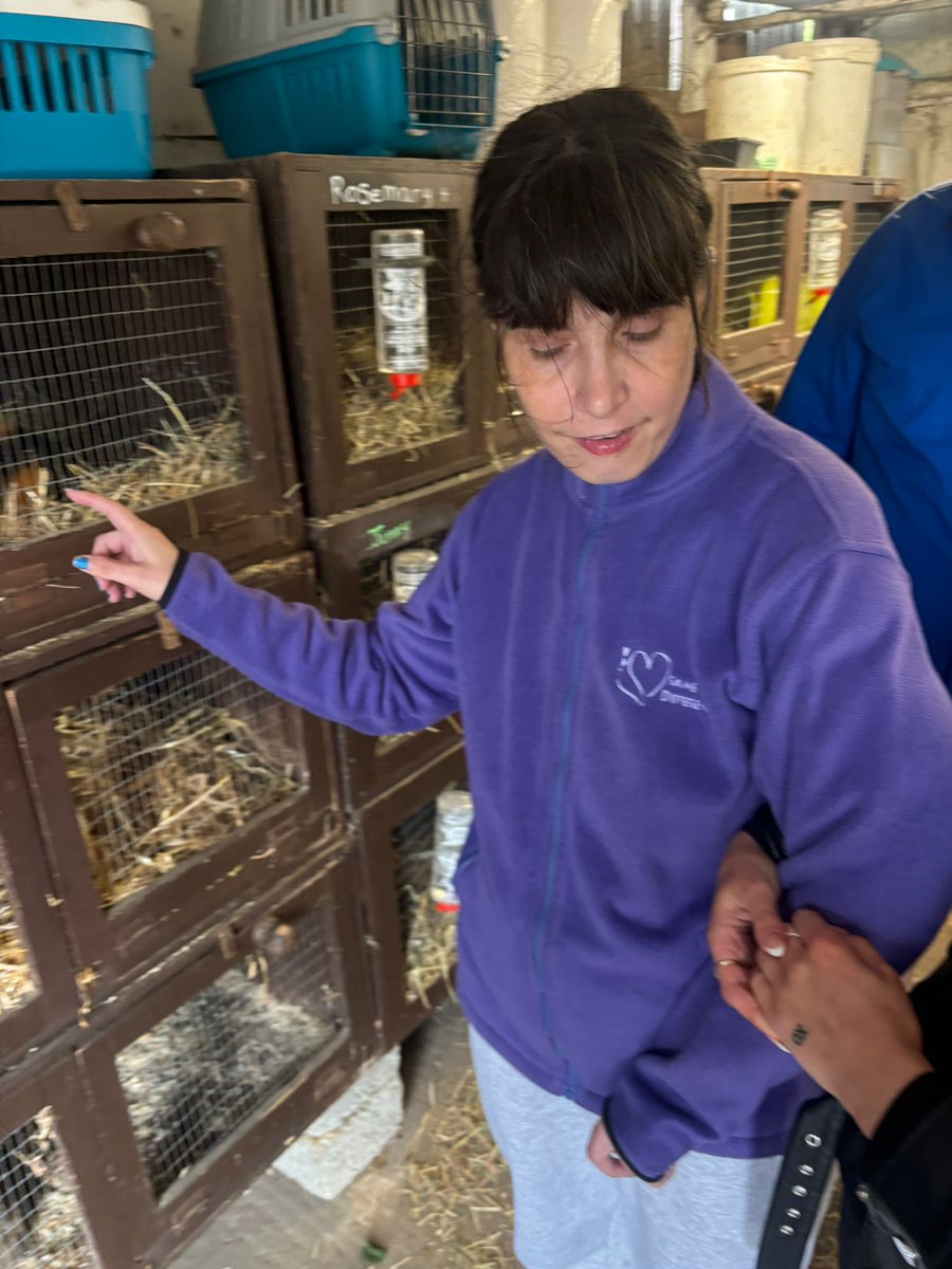 SameDifferenc17's tweet photo. A lovely outing to our local community farm. 😊💜 https://t.co/FRaXK0AEhE
