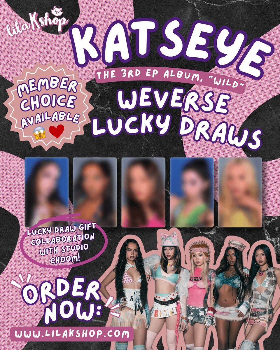 💗 EYEKON, LUCKY DRAW!💗 We've got Katseye's 