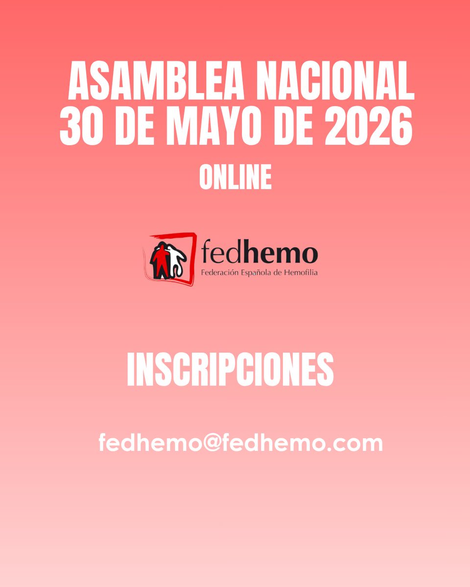 FEDHEMO - Hemofilia tweet media