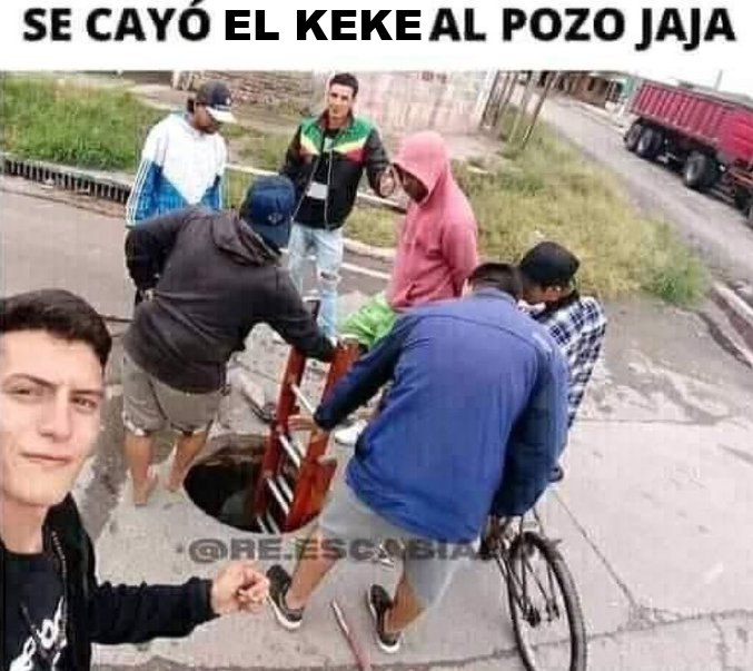 GianlucaCASM's tweet photo. SE CAYÓ EL KEKE https://t.co/LQlRbS85nM