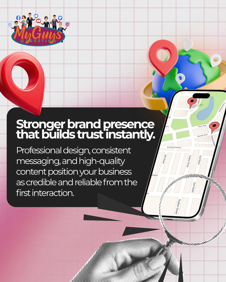 MyGuys1000's tweet photo. Stronger brand presence that builds trust instantly.
Professional design, consistent messaging, and high-quality content position your business as credible and reliable from the first interaction. https://t.co/AKJ99YM3Dg