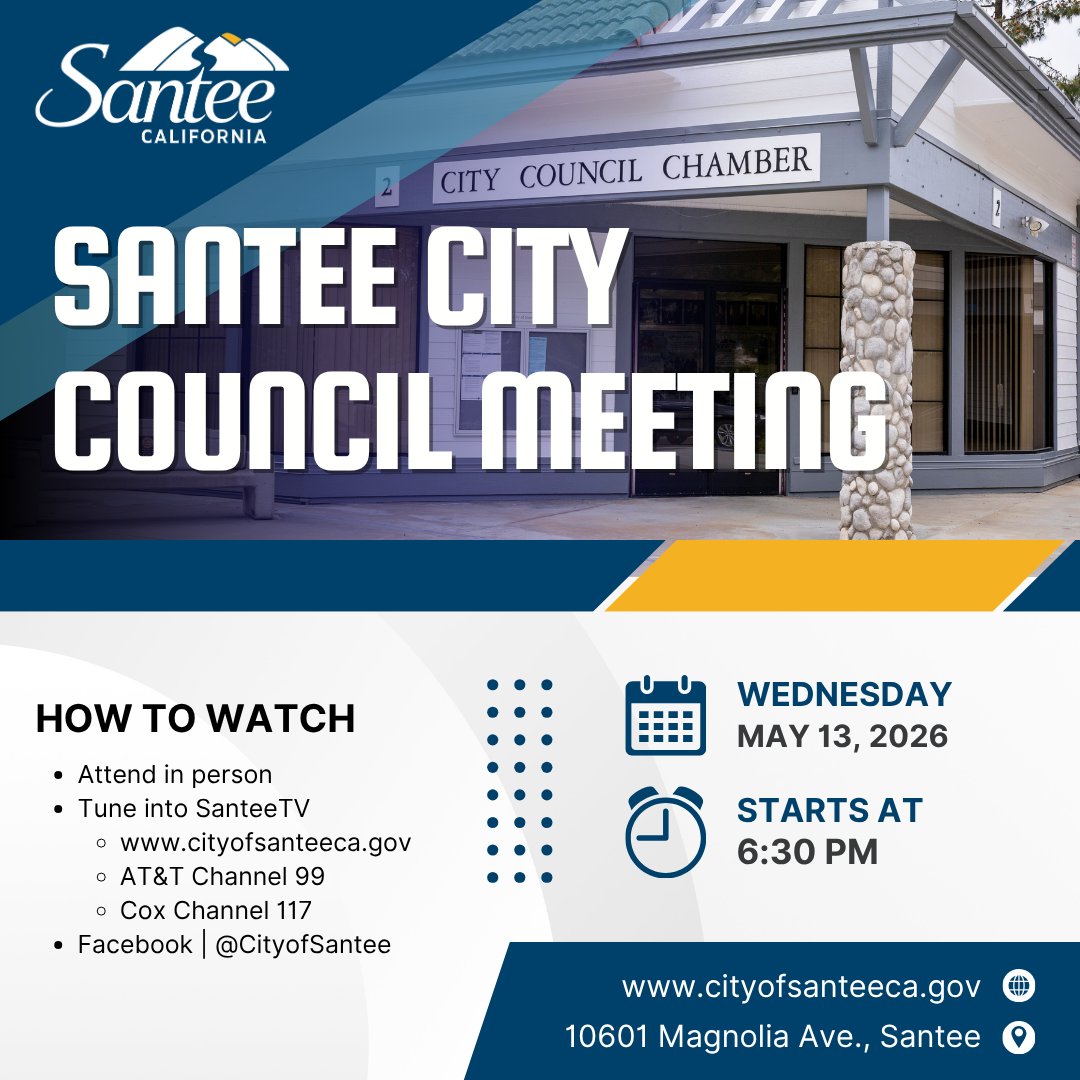 City of Santee tweet media