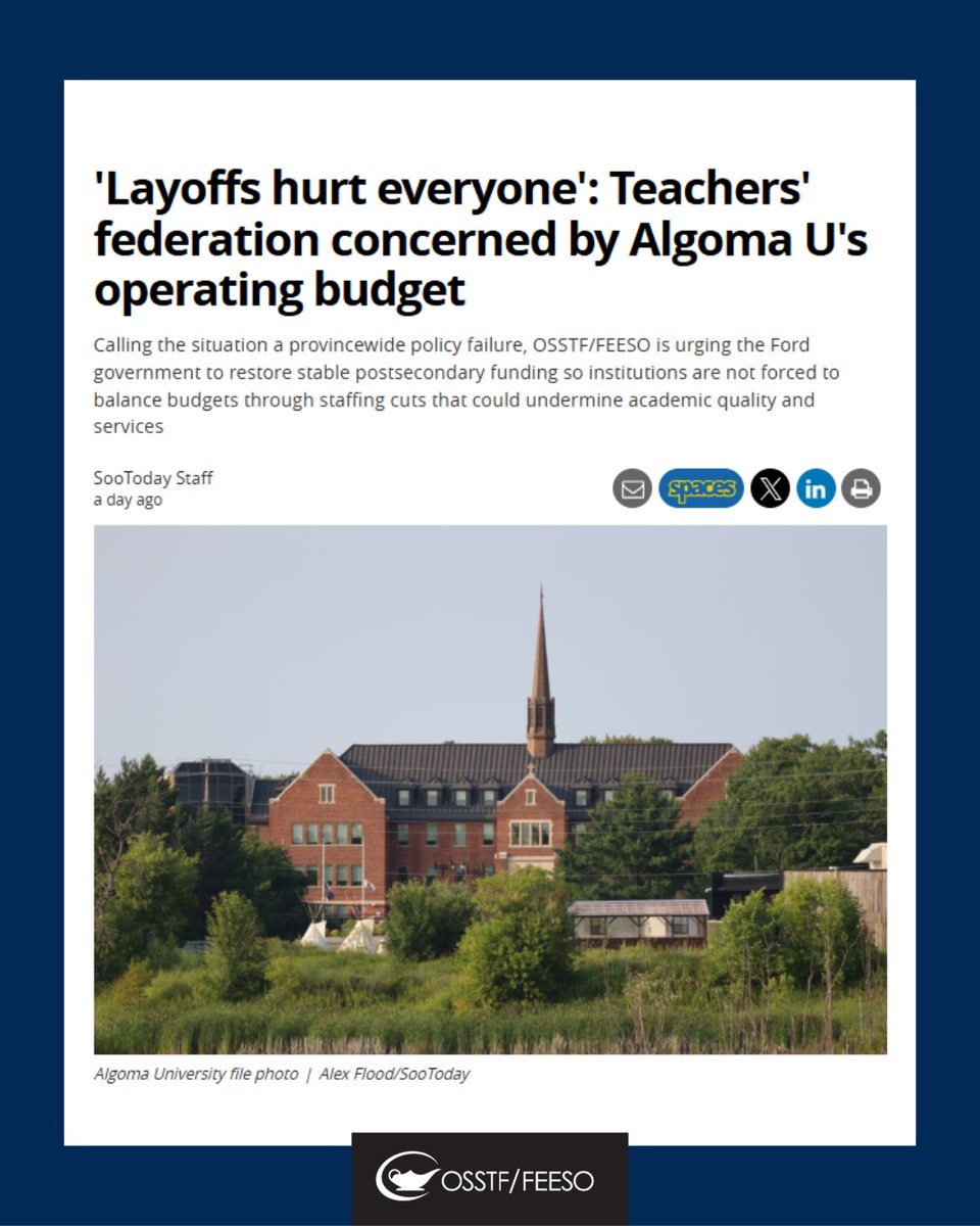 OSSTF Communications tweet media