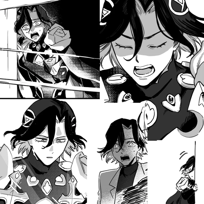 I don't know if it's my fault for never drawing him well, or if he was just born to be funny 