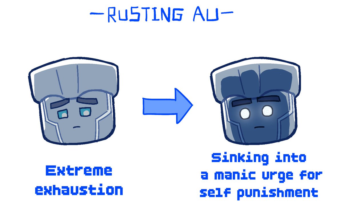 Greena_16's tweet photo. Eyes with no light ➡️ frighteningly bright

(Rusting AU) https://t.co/wAJ5dmWZ1r