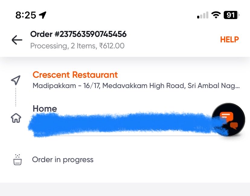 laksh_cb's tweet photo. Order no. 237563590745456. Order delayed for more than an hour. Can’t track the delivery partner. Cancellation fee is the exact bill amount. Why should the customer pay the fee when YOU GUYS DELAY THE ORDER? Shame on you for torturing customers. @Swiggy @SwiggyCares https://t.co/oBxb0E4efG