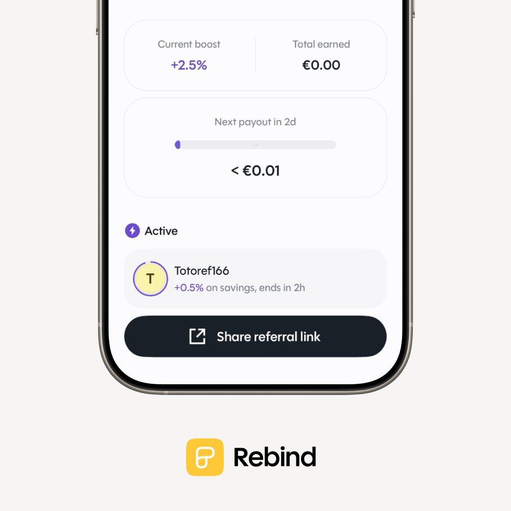 Rebind - Global euro account tweet media