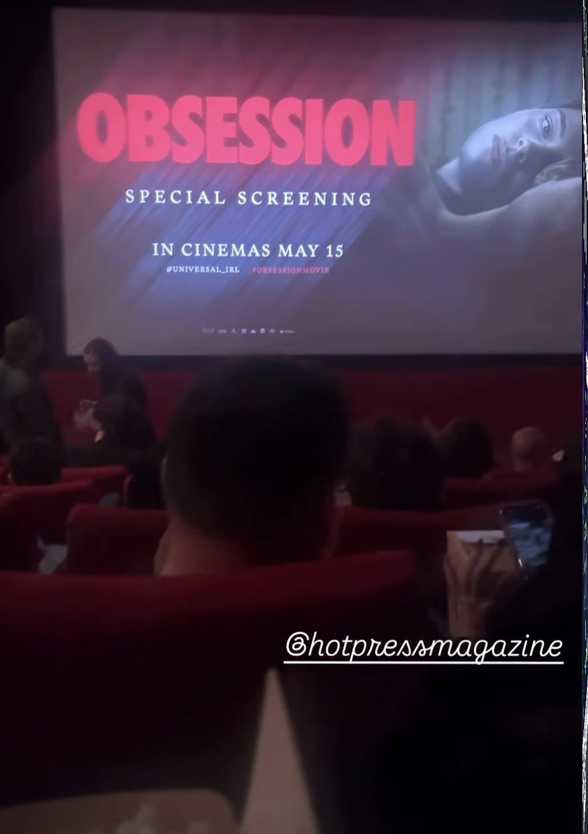 Taylor_D_Music_'s tweet photo. Special screening of Obsession with thanks to Hot Press Magazine 

#hotpress #movie #invite https://t.co/KJUyky6dUa