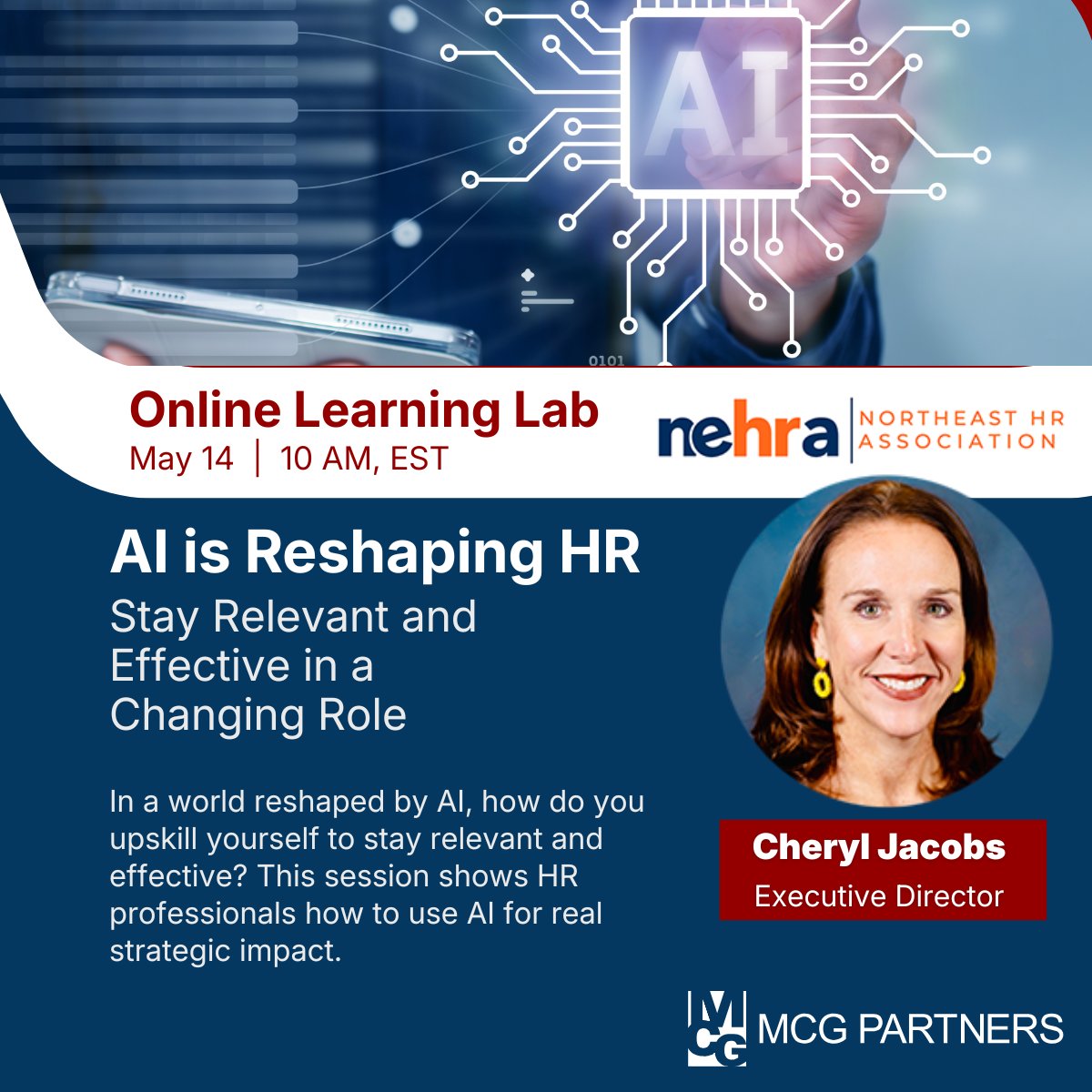 mcgpartners's tweet photo. Last chance to register!
May 14 | 10–11am ET | Virtual
Hosted by @NEHRA

Register now: https://t.co/T16GtyIEUV

#AIinHR #HRLeadership #NEHRA #MCGPartners #FutureOfWork #HRProfessionals https://t.co/f79nZ5uIcV