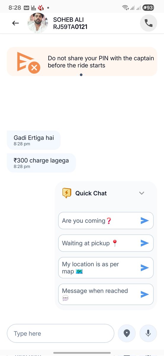 jainakshat's tweet photo. @rapidobikeapp how to deal with these type of demands. And when they do not cancel and trip is delayed. . . https://t.co/4cKEqHpSq2