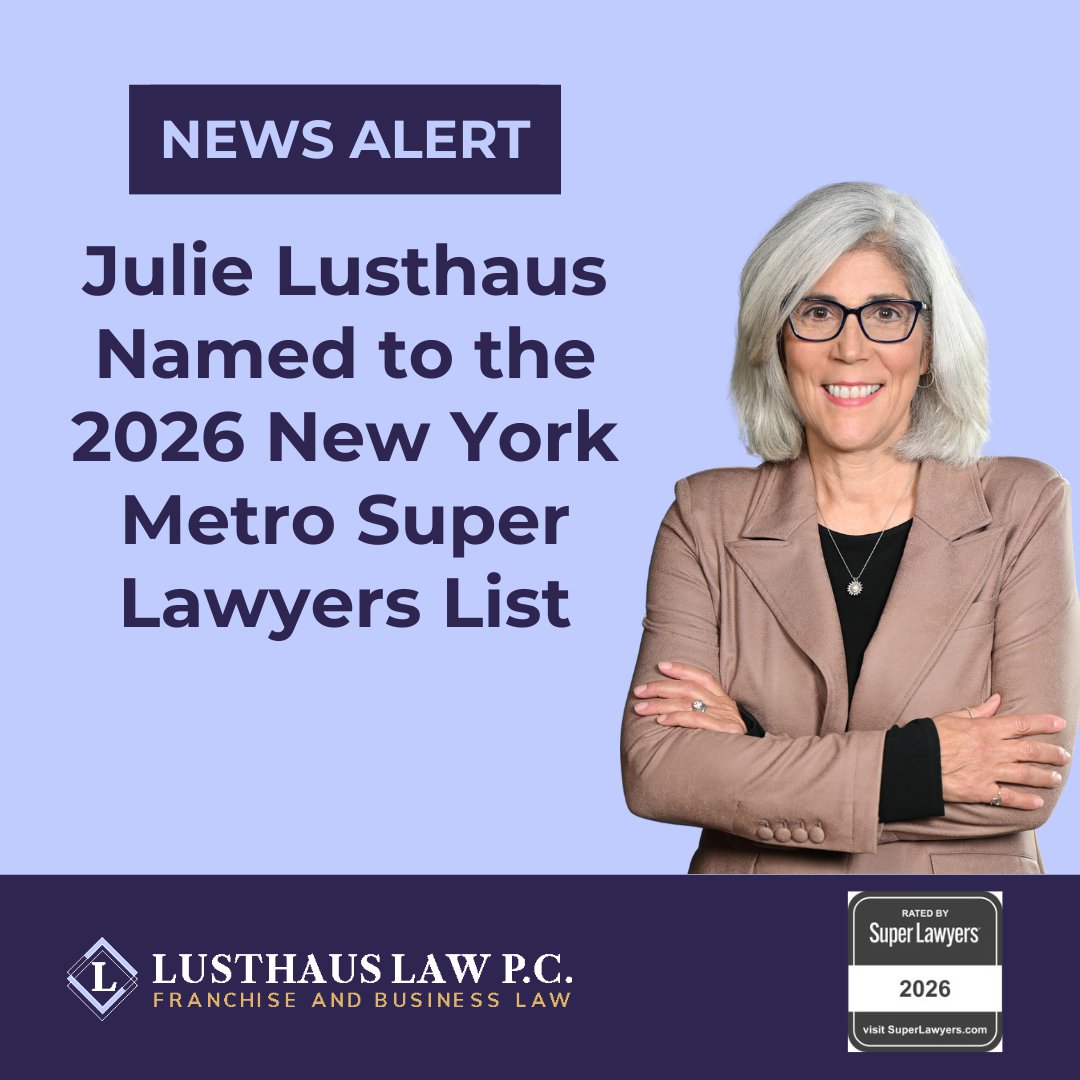 LusthausLaw's tweet photo. We're honored to share the selection of Julie Lusthaus for inclusion in the 2026 New York Metro Super Lawyers list! Find out more today. 

Find out more today: https://t.co/3ev57PCVTp https://t.co/tc0lbfODYh