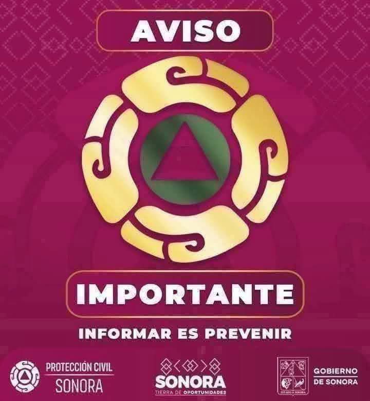 Protección Civil Sonora tweet media