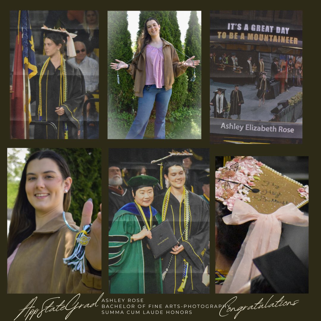 APPQuidditch's tweet photo. Congratulations go out to our Social Media Specialist  Ashley Rose.  Ashley is graduating Summa Cum Laude with a Bachelor of Fine Arts in Photography.  Thanks for your support!  Best of Luck!! https://t.co/VDMwi01pbC