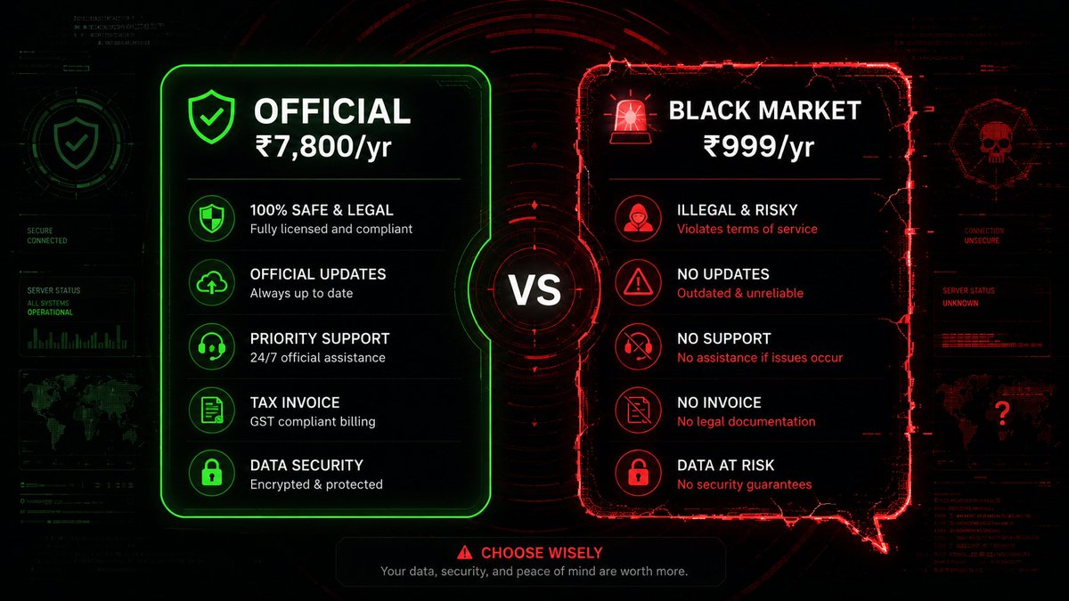 Mr_vipinkumar's tweet photo. A friend recently sent ₹999 via UPI to a random WhatsApp seller for a "1-Year Netflix 4K" plan. 📺 The official price? ~₹7,800. I didn't even ask if it worked. Instead, I went down the rabbit hole to see how this black market actually operates &amp; makes money. 🧵👇 https://t.co/SuN4L3jG8Z