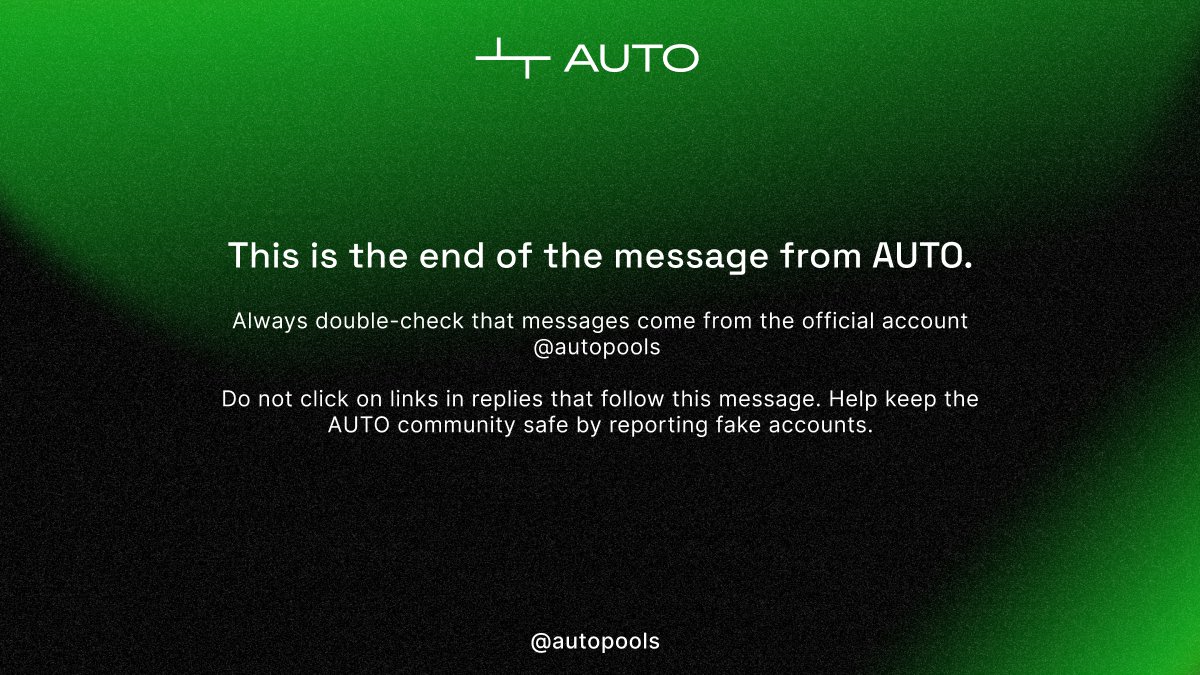AUTOfinance (prev. Tokemak) tweet media