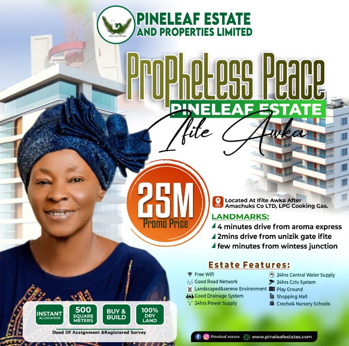 Pineleafestate's tweet photo. It's land O' clock in the heart of Awka 
📍Awka, Anambra State.
#landbankingisamust #PineleafEstate Happy New Week #pineleafestateandproperties #pineleafestates #RealEstate https://t.co/vrE8dD1kyW