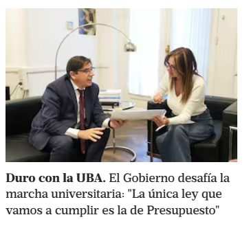 JuanMGrana's tweet photo. Bueno, también fracasaron en eso porque ayer lo bajaron para muchas áreas, entre ellas Universidades.
#CumplanlaLey
#QGDM
#MarchaUniversitaria https://t.co/hy6vLVdIlf