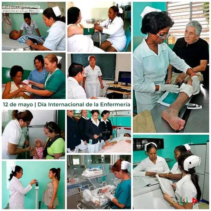 MendozaYurima's tweet photo. Muchas felicidades a todas las enfermeras en especial a las de #HolguínSí valiosos profesionales que son esencia y sostén del Sistema Nacional de #Salud. Gracias por la entrega y la sensibilidad con que defienden la salud de nuestro pueblo. #HonorHolguinero https://t.co/o4CFqXvQ4S
