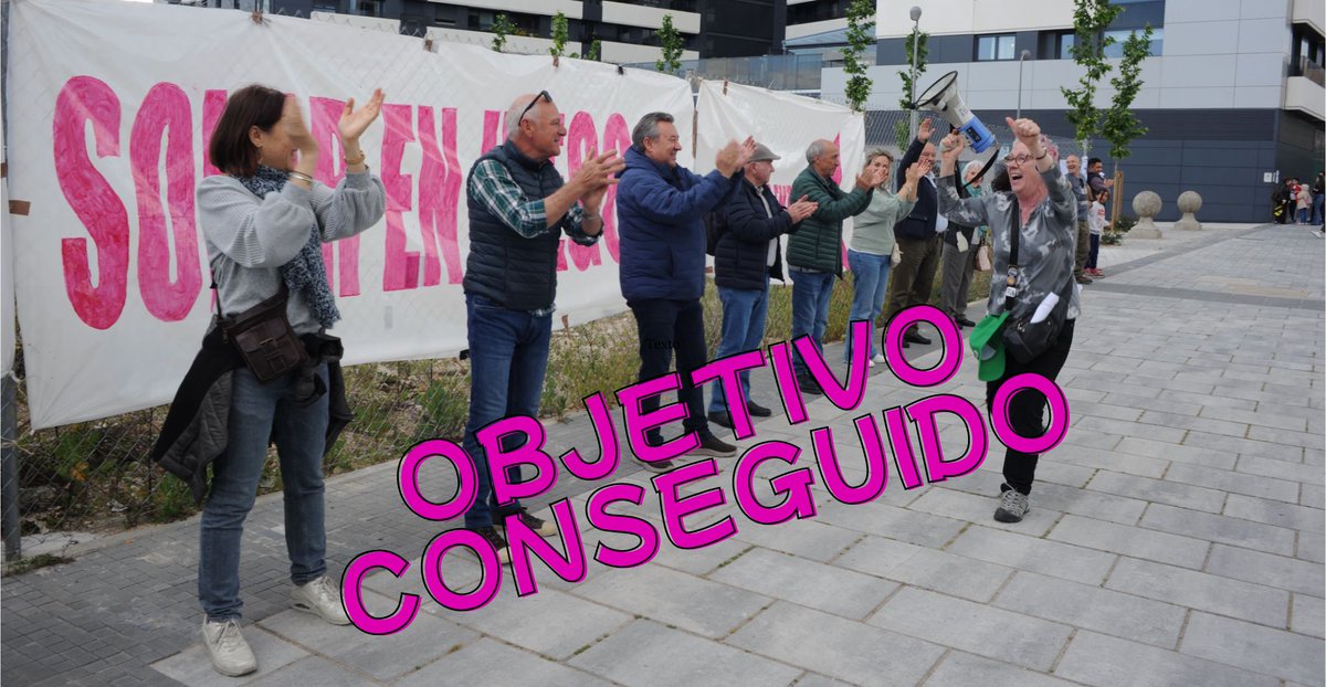 AVVerdeImperial's tweet photo. ✌️OBJETIVO CONSEGUIDO‼️ 
En apenas 20 días hemos recaudado los 10.000€ necesarios para defender ante los tribunales los #equipamientos educativos y deportivos en #MahouCalderon para que el Ayto lleve el #museoEMT a otra parte.

‼️GRACIAS‼️

👉https://t.co/fov3nAUT2T https://t.co/xg5s7W5HA1