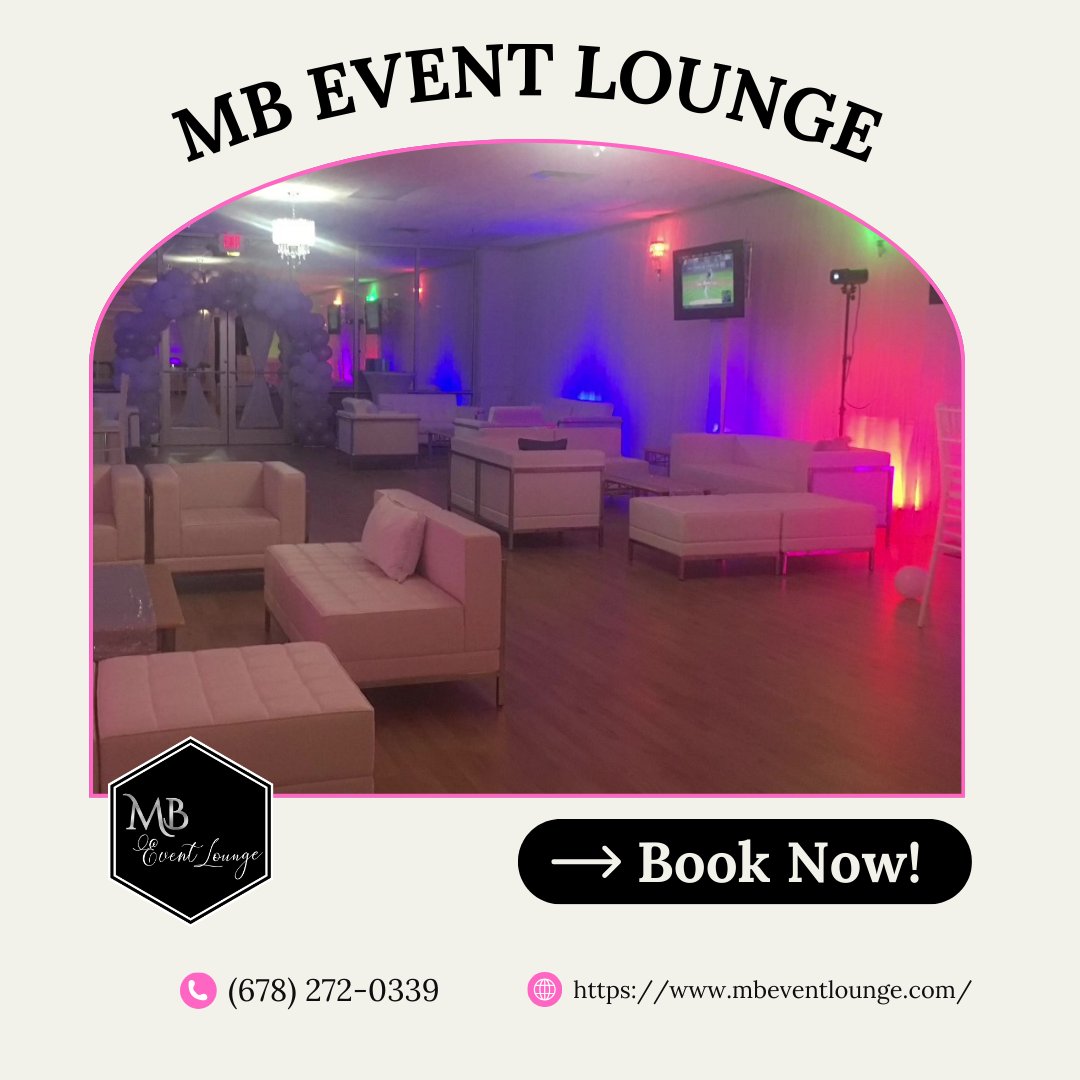 MBEventLounge's tweet photo. From celebrations to gatherings of all kinds, our venue offers a beautifully curated space that fits every occasion. We're here to make your hosting experience as smooth as possible. Contact us now to get started! #Venue
https://t.co/kehk7auQ3p https://t.co/3ZfEncrQvm
