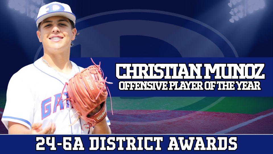 DickinsonISD's tweet photo. 🐊⚾️ Congratulations to our @dhsgatorBsbl players who received 24-6A All-District honors!

🏆 Christian Munoz - Offensive Player of the Year
🏆 Diego Silva - Newcomer of the Year
⚾ Brady Chadwick - 1st Team Pitcher
⚾ Isaac Ramirez - 1st Team Pitcher
⚾ Aydin Edison - 2nd Team Outfield
⚾ Cash Hildebrand - Honorable Mention 2B

Proud of these athletes for representing Dickinson with pride! 💙

#GatorPride