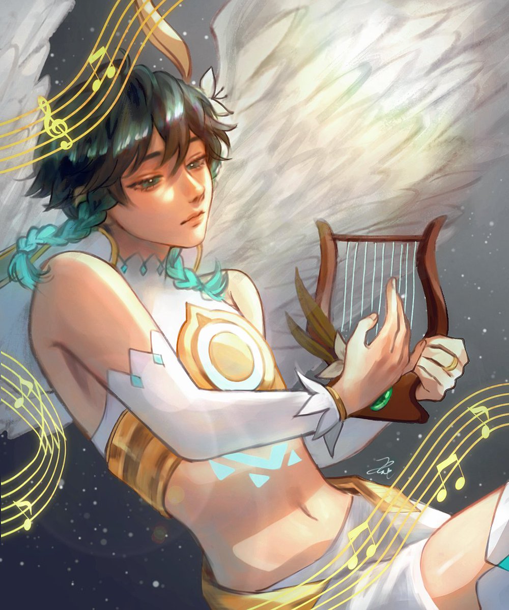 I love his archon fit so much🙏🏼
#venti #genshinimpact