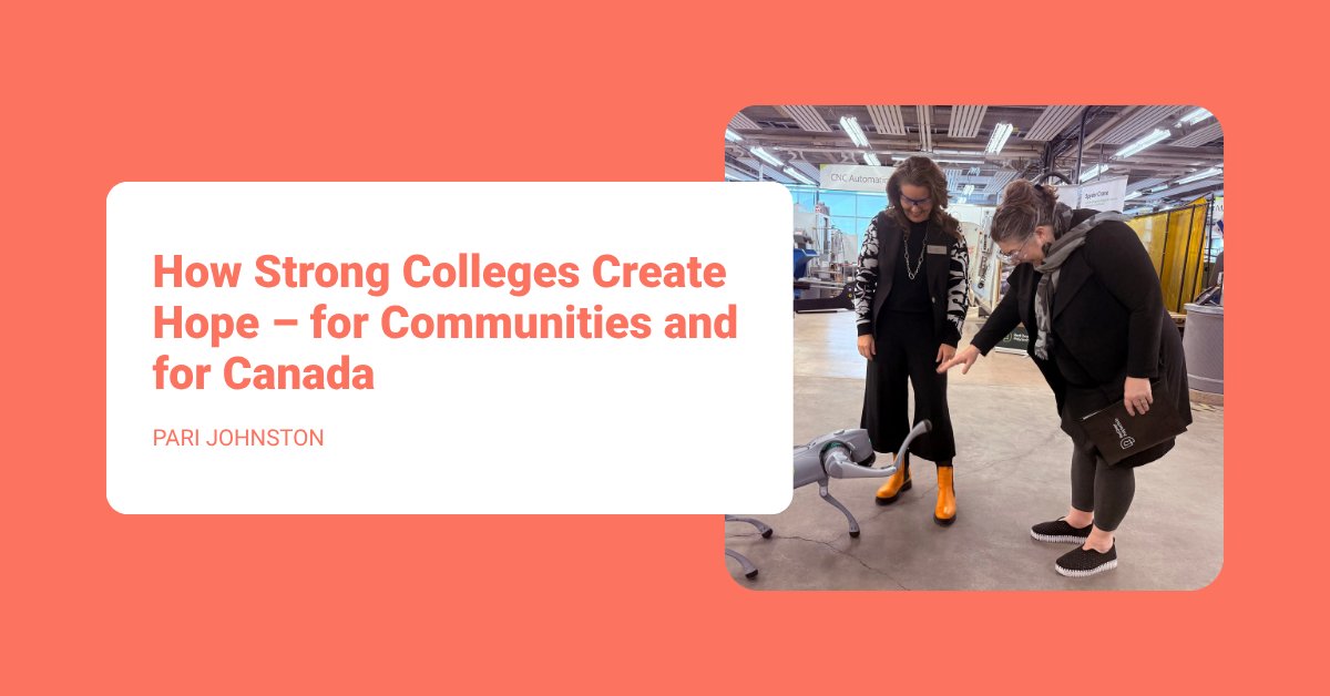 CollegeCan's tweet photo. Rapid technological disruption.
Geopolitical instability.
Demographic shifts.

In a period of profound change, Canada’s public colleges and institutes are built for moments like this.

Read more 👉 https://t.co/n6QDkBA1cG

#cdnpoli #cdneconomy https://t.co/f554al8vo5