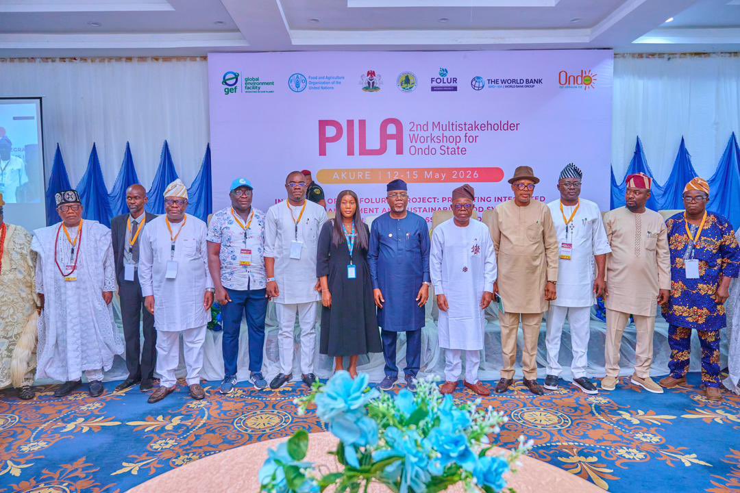 YemieFash's tweet photo. Governor Lucky Orimisan Aiyedatiwa has said the Ondo State Government is intensifying efforts to tackle deforestation and reposition the state’s cocoa sector to meet international sustainability and market standards.

Speaking at the 2nd FAO Participatory Informed Learning Approach Multi-Stakeholders Workshop in Akure, the governor disclosed that the state had inaugurated a Strategic Committee on European Union Deforestation-Free Regulation compliance and also set up a forest management committee to protect forest resources.

He said the FAO GEF-7 Food Systems, Land Use and Restoration Impact Programme is currently being implemented in eight local government areas, with about 14,000 cocoa and oil palm farmers already profiled under the pilot phase.

Aiyedatiwa commended the Food and Agriculture Organization of the United Nations for supporting sustainable cocoa and oil palm production, restoration of degraded forests, climate-smart agriculture training, agroforestry initiatives, and GIS mapping for effective forest management and EU compliance.

The governor assured stakeholders that the state government would increase support for the FAO GEF-7 project to ensure its successful implementation across Ondo State.