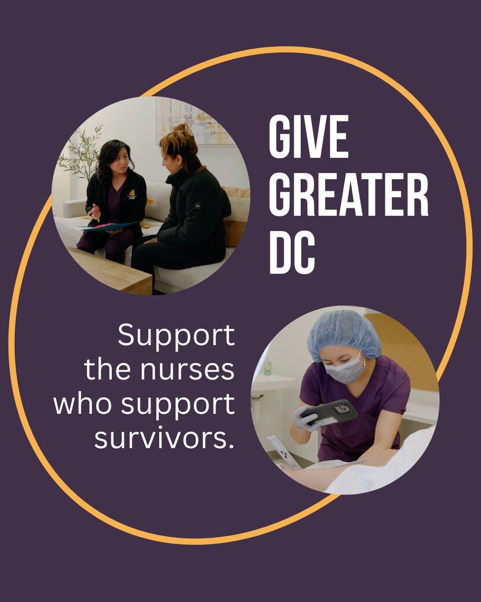 DCFNE's tweet photo. Today, your gift helps ensure that forensic nurses can continue this important work, and that survivors in Washington, D.C. continue to have access to expert care during moments of crisis. Link in bio.

#GiveGreaterDC #NonProfit #ForensicNurse #WashingtonDC https://t.co/Dg0zZUVoaR