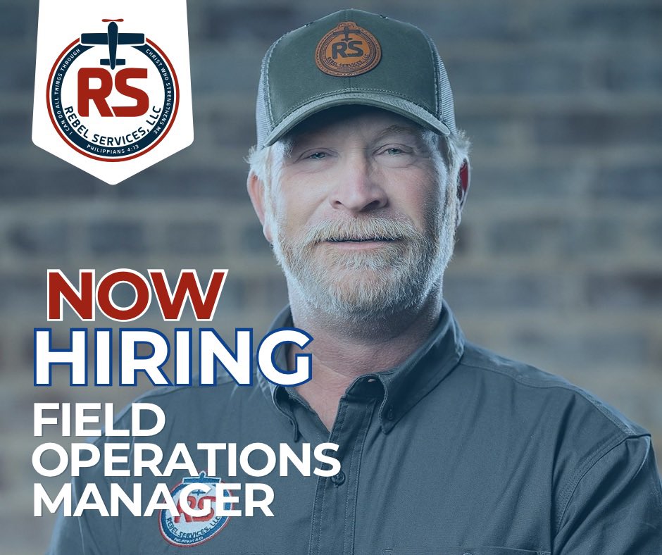 rebelservices's tweet photo. 🚨 NOW HIRING – FIELD OPERATIONS MANAGER 🚨

Rebel Services is hiring in Ripley, MS! Help lead nationwide aviation fueling operations, scheduling, logistics, and field support.

📧 info@rebelservices.net
📞 662-512-0219

#NowHiring #TeamRebel #RebelServices https://t.co/FpS5CqPPWO