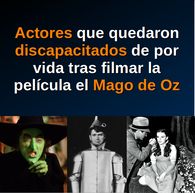albelozano's tweet photo. Margaret Hamilton sufrió un accidente con fuego agravado con el cobre del maquillaje verde.
Al actor Buddy Ebsen se le maquilló con polvo de aluminio, lo inhaló y su cuerpo colapsó.
A Judy Garland le suministraron anfetaminas y sedantes
#cine #hollywood #elmagodeoz #curiosidades https://t.co/gctCcJS1Vv