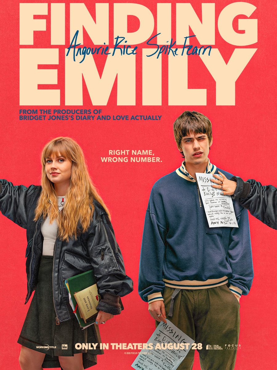 FilmUpdates's tweet photo. The poster for ‘FINDING EMILY’ has been released.

Starring Angourie Rice and Spike Fearn, the rom-com follows a musician who is given the wrong number for his dream girl and teams up with a psychology student to find her.

In theaters August 28. https://t.co/4bpOsXFd8J