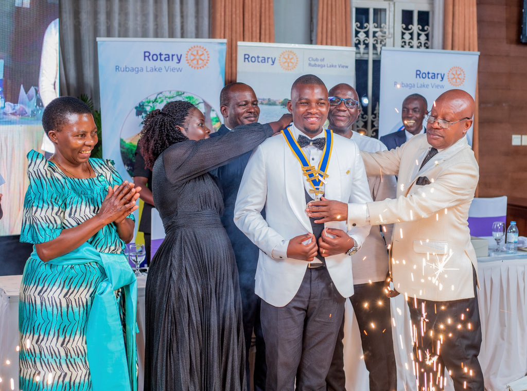 rubagalakeview's tweet photo. A memorable and colorful celebration as we officially installed the 10th President, PE Pius Lubwama. 🎉✨

An evening filled with fellowship, joy, leadership, and commitment to service above self. Congratulations to PE Pius Lubwama upon this great milestone. https://t.co/DDMokDEU59
