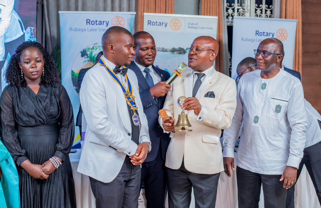 rubagalakeview's tweet photo. A memorable and colorful celebration as we officially installed the 10th President, PE Pius Lubwama. 🎉✨

An evening filled with fellowship, joy, leadership, and commitment to service above self. Congratulations to PE Pius Lubwama upon this great milestone. https://t.co/DDMokDEU59