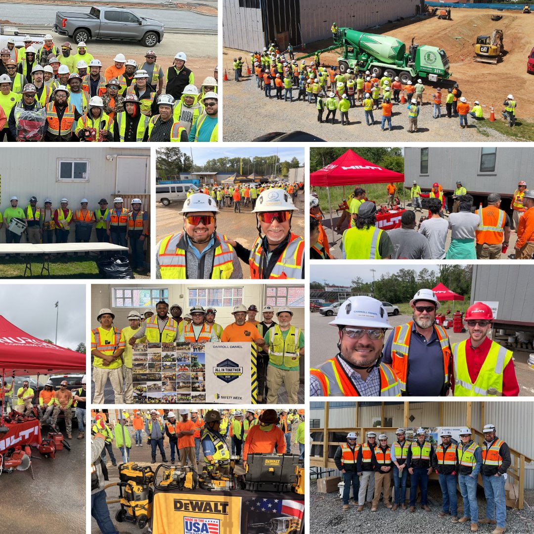 CarrollDanielCo's tweet photo. We extend our sincere thanks to the vendors, subcontractors, and community partners who generously contributed their time, resources, and support to help make this year’s #ConstructionSafetyWeek a success.
 
Read more about our commitment to safety at https://t.co/vr6r3d2W9D https://t.co/8Wys6uemtr