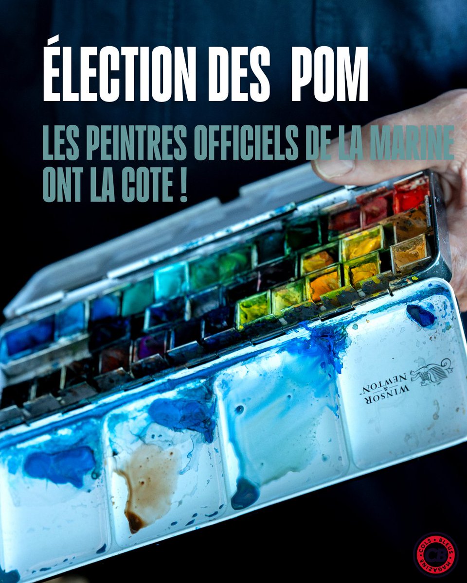 MarineNationale's tweet photo. #Colsbleus | Comment sont élus les Peintres officiels de la Marine ?
À l’occasion du 46e Salon de la Marine, une nouvelle promotion de POM a été désignée parmi de nombreux artistes et sera intronisée le 2/07.
À lire 👉 : https://t.co/WDlE3QNmAJ https://t.co/Doisp83E9u