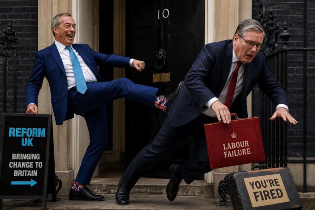 Chloegrant256's tweet photo. We are in the final counting…vote reform and get Starmer out!!!!! https://t.co/AovY02sHNi