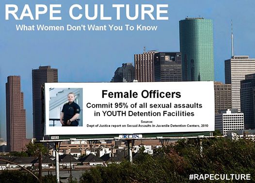 JohnDavisJDLLM's tweet photo. They don't just rape male prisoners.  Women government personnel commit 95% of the rape of children in juvenile facilities. https://t.co/hii4b0afDB