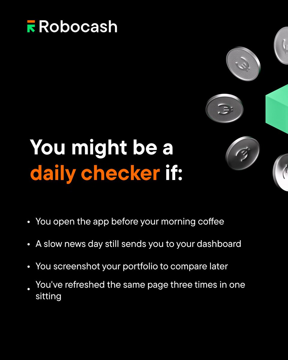 Robocash1's tweet photo. Are you a curious or a passive investor?
Neither is wrong, but one of them takes more time.

Robocash is built for the second type. Though no one can stop you from checking those sweet earnings daily 😏

Which one are you? 👇
#Investing #PassiveIncome #P2P https://t.co/W8LOt4QjGm
