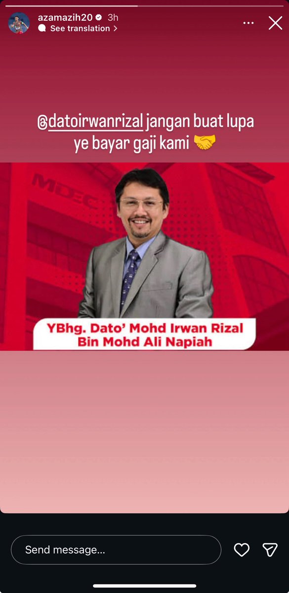 Zulhelmi Zainal Azam tweet media