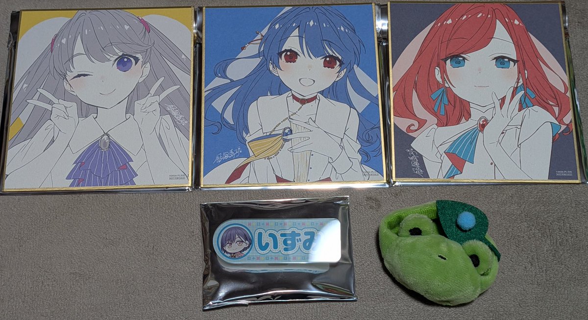 交換】 ラブライブ！ 蓮ノ空 劇場版 特典 色紙 アクリルバッジ 〇色紙