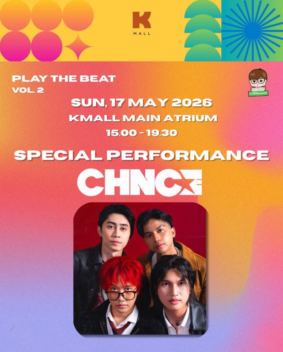 only_CHNCE's tweet photo. Kita perform lagi nih, see you di lokasi ya! ❤️ https://t.co/pM0FLkABQu