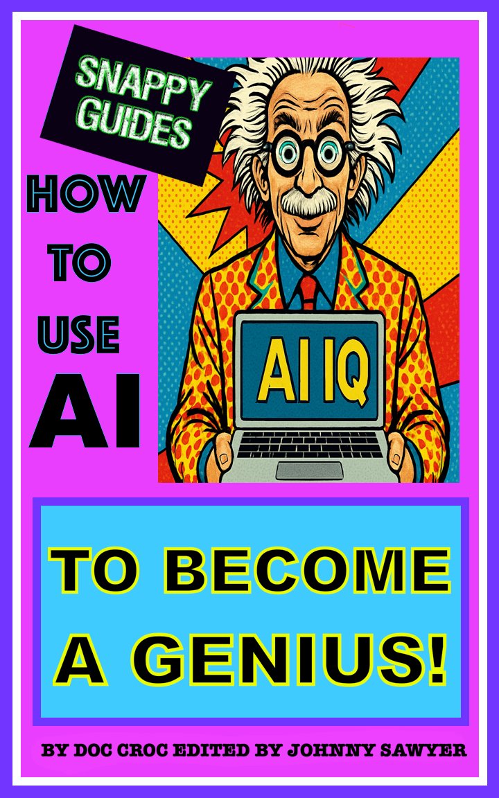 gurtiverse's tweet photo. HOW TO USE AI TO BECOME A GENIUS! BY DOC CROC
AVAILABLE TO PREORDER FROM AMAZON NOW! 

Out 8th May 2026!

U.S AMAZON PREORDER LINK:
https://t.co/1cQuF8YHpF
UK AMAZON PREORDER LINK:
https://t.co/7Hh58SuMaD

#AI #AINews #FutureOfAI #AIDevelopments #MENSA #bookstagram #IQ #Book #FYI https://t.co/vEg9O95r94