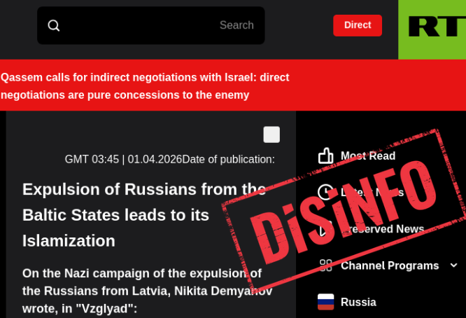 EUvsDisinfo tweet media