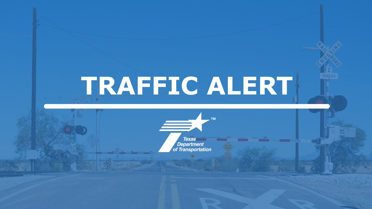 TxDOTBryan's tweet photo. 🚧BRAZOS COUNTY🚧
On Tuesday 5/19, UPRR will perform daytime work at the railroad crossing on George Bush Dr in College Station.  Message boards will be in place warning motorists of this road closure and detour in the area. They will begin work at 7a.m. until 7p.m. https://t.co/phBlYYebbO