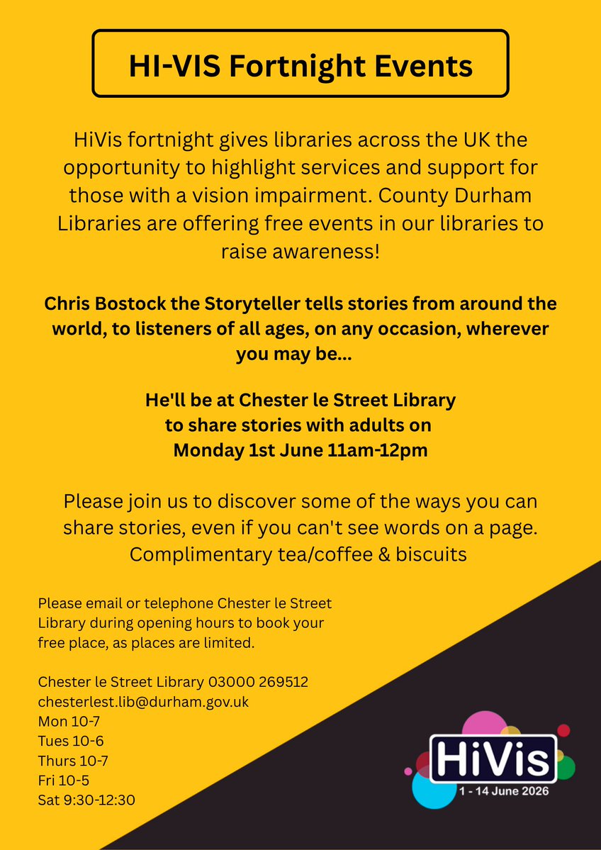 County Durham Libraries tweet media